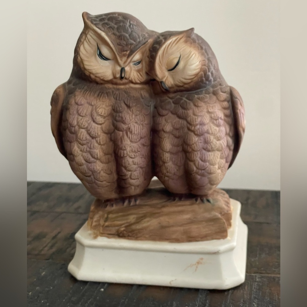 Owl Musical Figurine